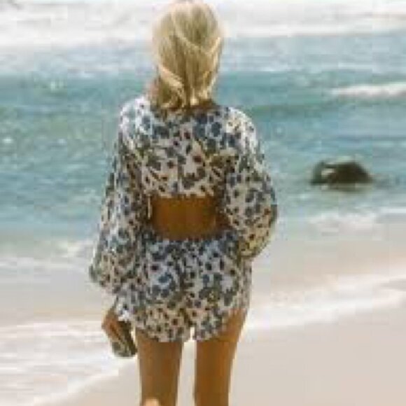 Sabo Skirt Arturo Floral Playsuit Romper - Picture 2 of 9